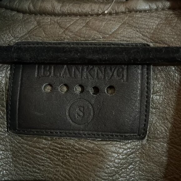 Blank NYC olive green with black zippers size small - Picture 2 of 8